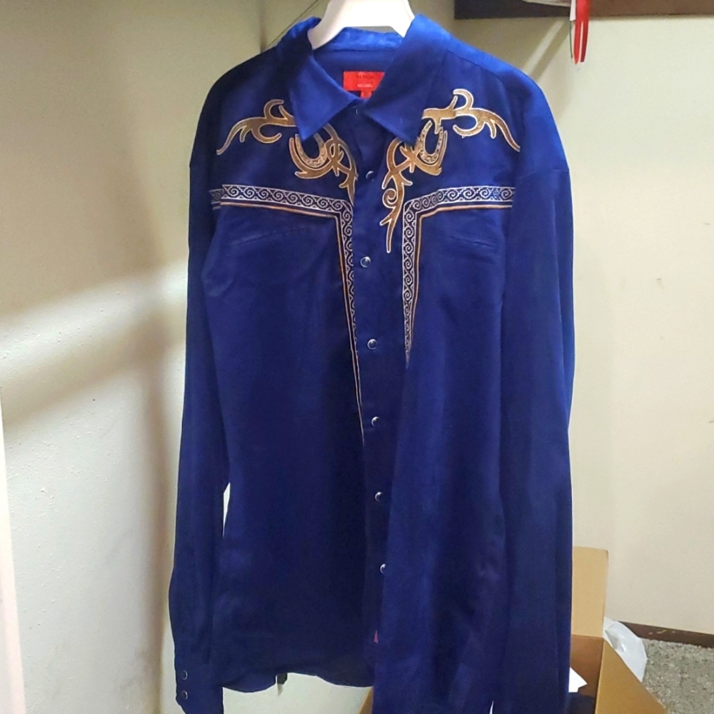 Men's charro dress shirt
